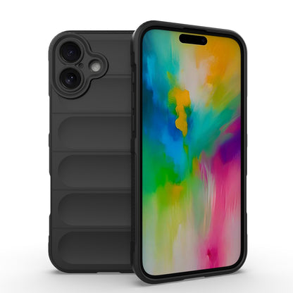 iPhone 16 Plus Magic Shield Phone Case – Durable TPU + Flannel, Stylish Protection, Brightly Coloured, Wear-Resistant-buycases.co.uk
