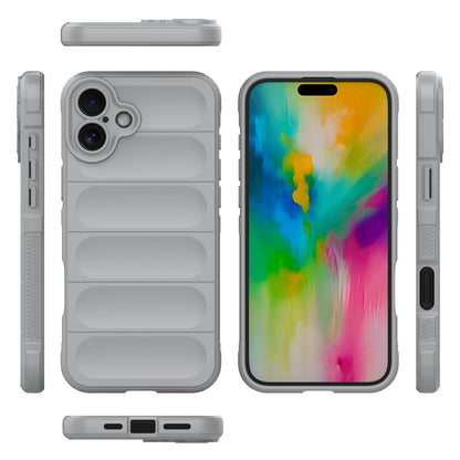 iPhone 16 Plus Magic Shield Phone Case – Durable TPU + Flannel, Stylish Protection, Brightly Coloured, Wear-Resistant-buycases.co.uk