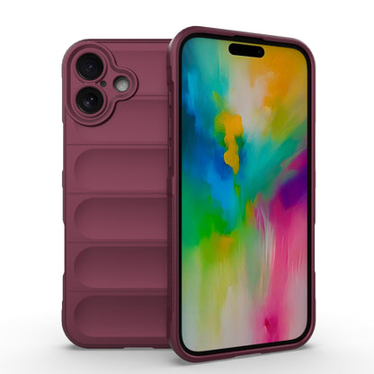 iPhone 16 Plus Magic Shield Phone Case – Durable TPU + Flannel, Stylish Protection, Brightly Coloured, Wear-Resistant-buycases.co.uk