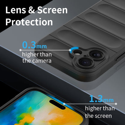 iPhone 16 Magic Shield Phone Case – Durable TPU + Flannel, Stylish Protection, Brightly Coloured, Wear-Resistant-buycases.co.uk