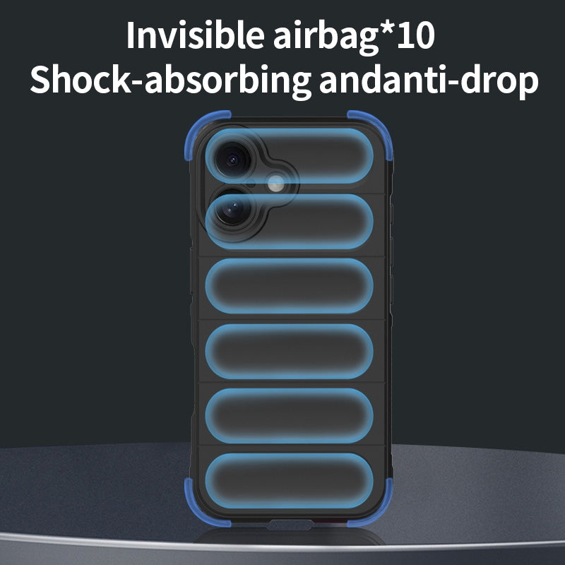 iPhone 16 Magic Shield Phone Case – Durable TPU + Flannel, Stylish Protection, Brightly Coloured, Wear-Resistant-buycases.co.uk