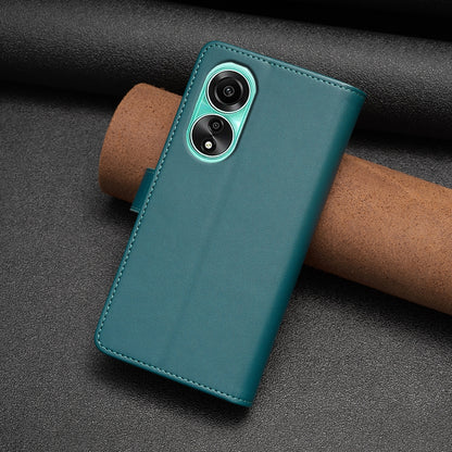 OPPO A78 4G Leather Flip Wallet Phone Case with 9 Card Slots, Zipper Compartment, and Adjustable Stand