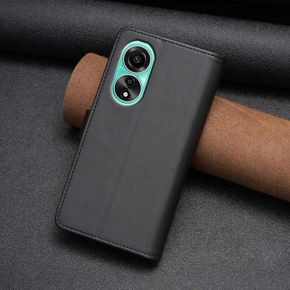 OPPO A78 4G Leather Flip Wallet Phone Case with 9 Card Slots, Zipper Compartment, and Adjustable Stand