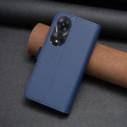 OPPO A78 5G Leather Flip Wallet Phone Case with 9 Card Slots, Zipper Compartment, and Adjustable Stand