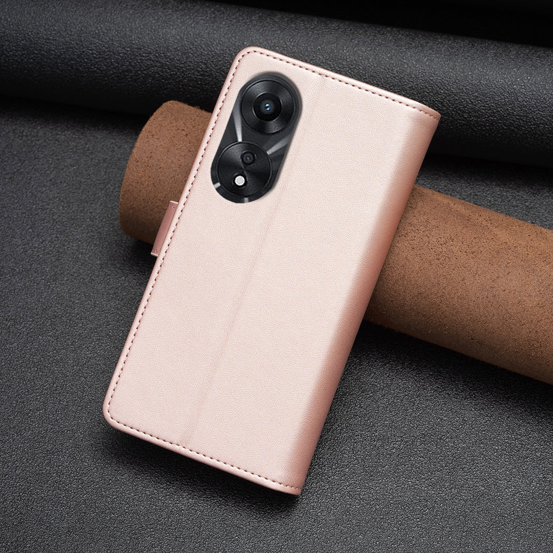 OPPO A78 5G Leather Flip Wallet Phone Case with 9 Card Slots, Zipper Compartment, and Adjustable Stand