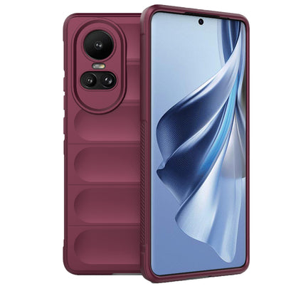 OPPO Reno10 5G Global Magic Shield Phone Case - Durable TPU + Flannel, Stylish Protection, Brightly Coloured, Wear-Resistant-buycases.co.uk