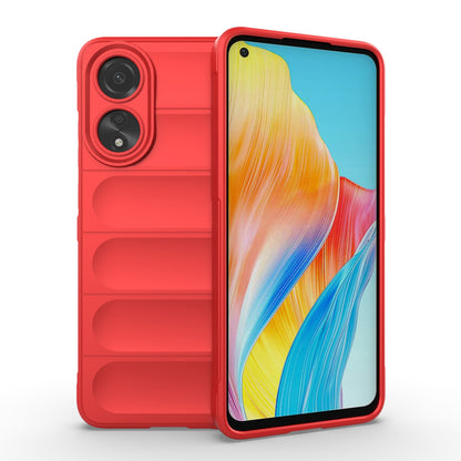 OPPO A78 4G Global Magic Shield Phone Case - Durable TPU + Flannel, Stylish Protection, Brightly Coloured, Wear-Resistant-buycases.co.uk