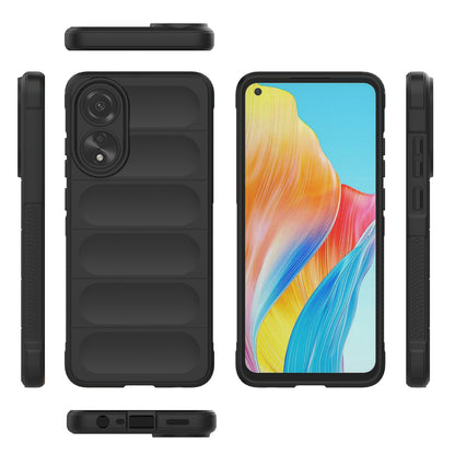 OPPO A78 4G Global Magic Shield Phone Case - Durable TPU + Flannel, Stylish Protection, Brightly Coloured, Wear-Resistant-buycases.co.uk