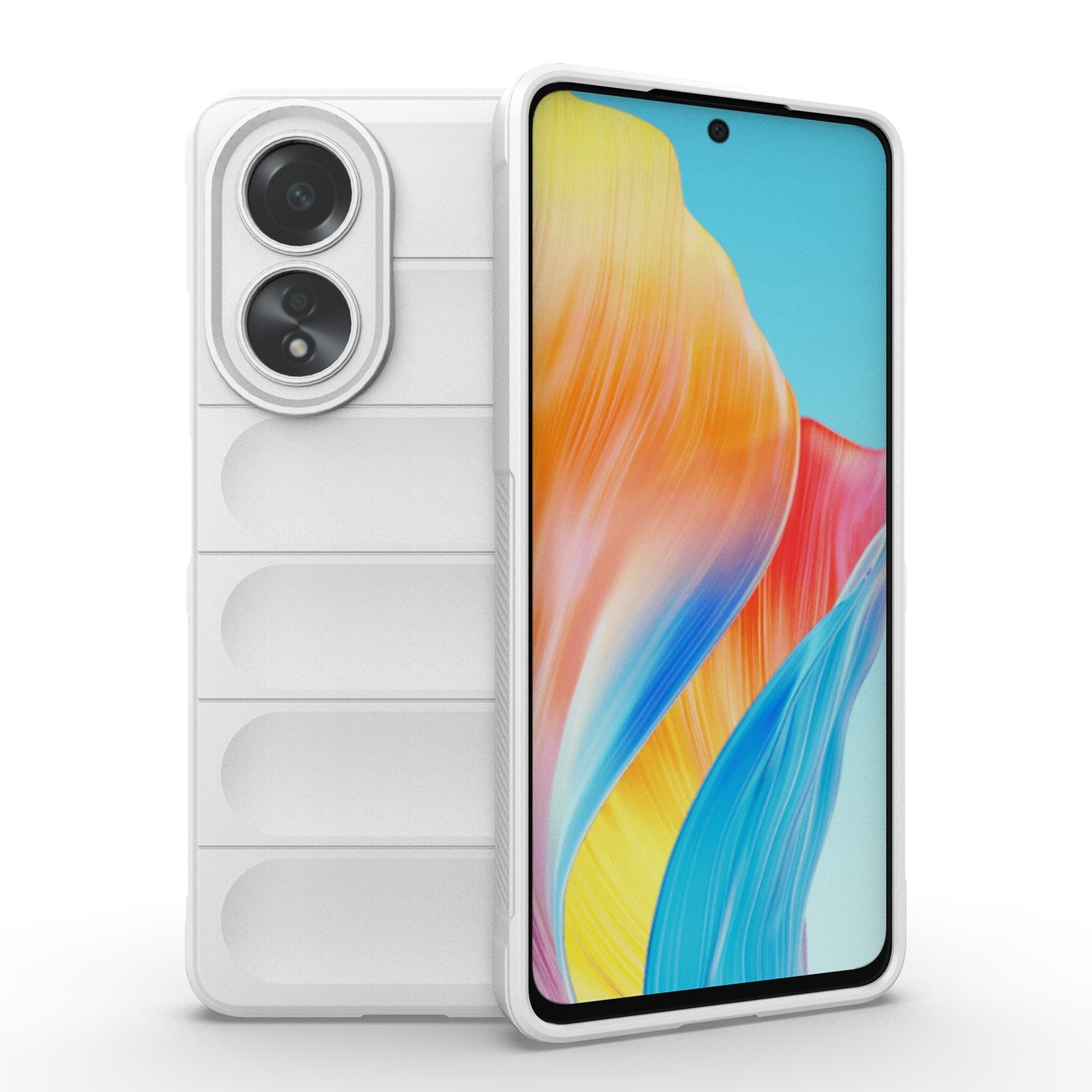 OPPO A58 4G Global Magic Shield Phone Case - Durable TPU + Flannel, Stylish Protection, Brightly Coloured, Wear-Resistant-buycases.co.uk