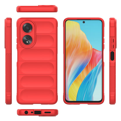 OPPO A58 4G Global Magic Shield Phone Case - Durable TPU + Flannel, Stylish Protection, Brightly Coloured, Wear-Resistant-buycases.co.uk