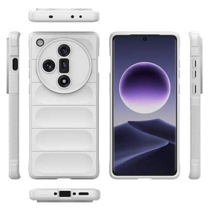 OPPO Find X7 5G Magic Shield Phone Case - Durable TPU + Flannel, Stylish Protection, Brightly Coloured, Wear-Resistant-buycases.co.uk