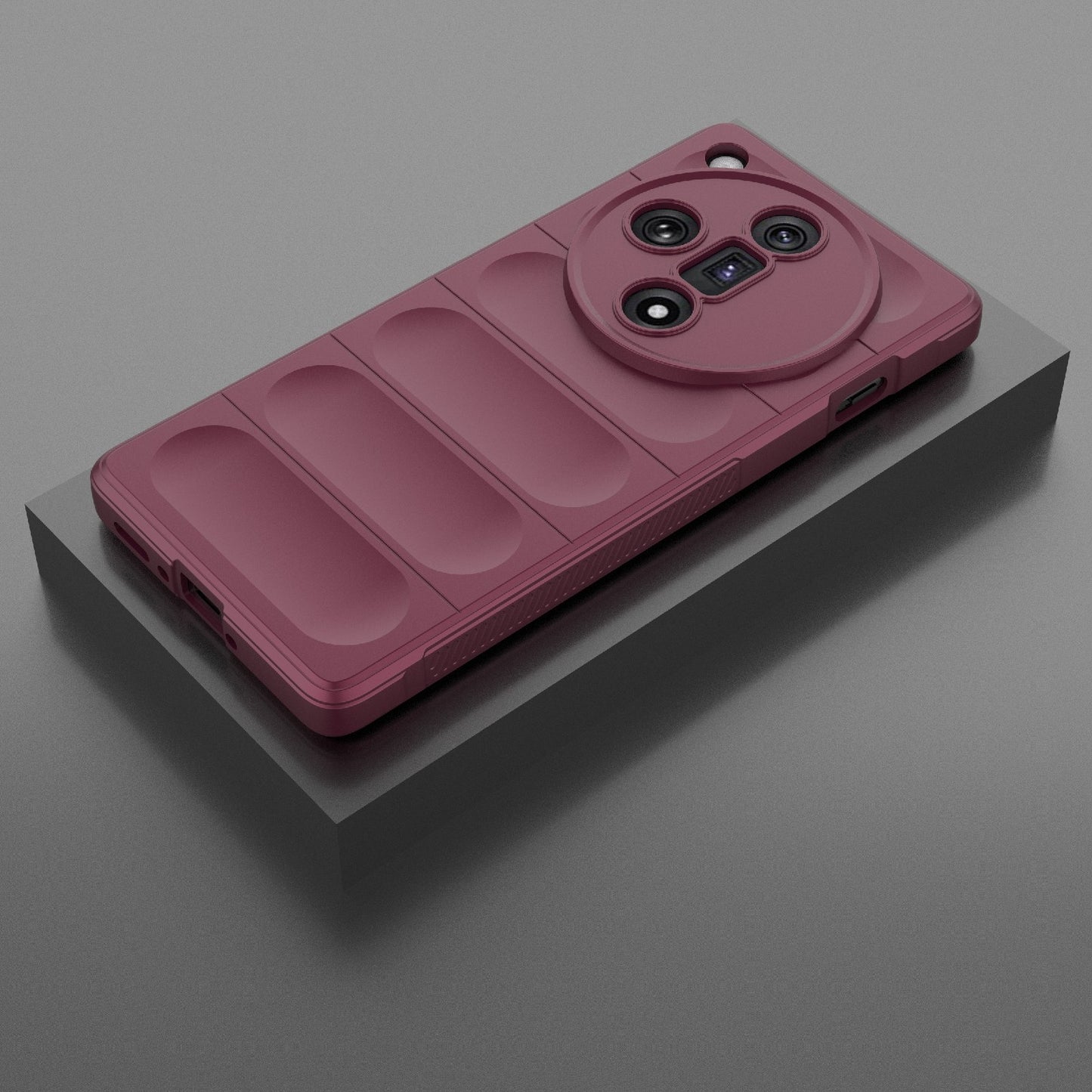 OPPO Find X7 5G Magic Shield Phone Case - Durable TPU + Flannel, Stylish Protection, Brightly Coloured, Wear-Resistant-buycases.co.uk