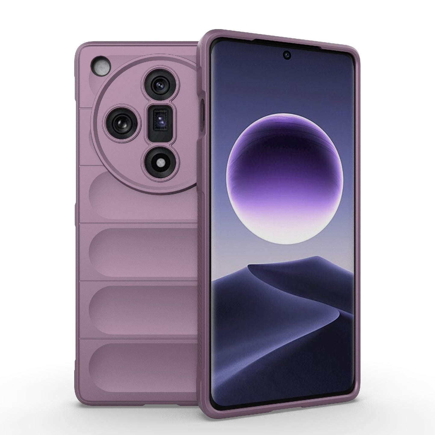 OPPO Find X7 5G Magic Shield Phone Case - Durable TPU + Flannel, Stylish Protection, Brightly Coloured, Wear-Resistant-buycases.co.uk
