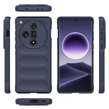 OPPO Find X7 5G Magic Shield Phone Case - Durable TPU + Flannel, Stylish Protection, Brightly Coloured, Wear-Resistant-buycases.co.uk