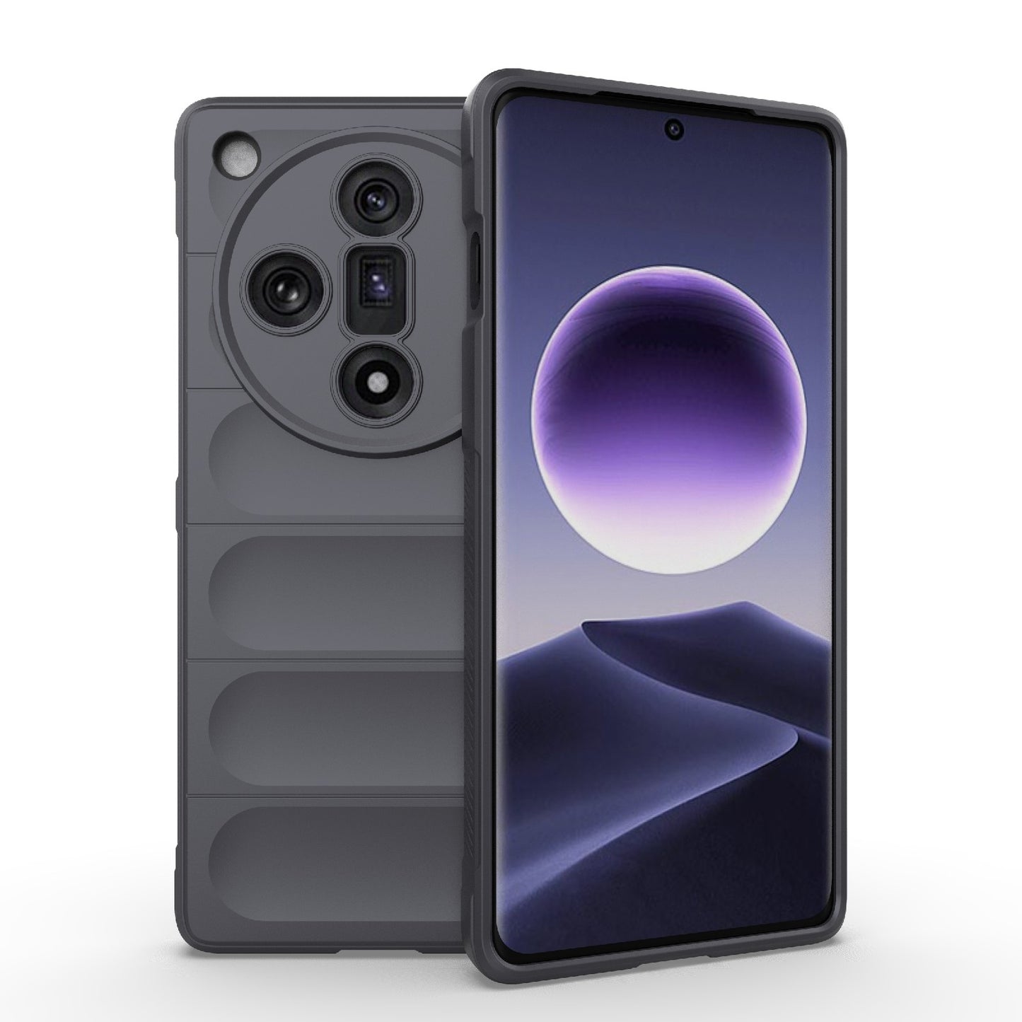 OPPO Find X7 5G Magic Shield Phone Case - Durable TPU + Flannel, Stylish Protection, Brightly Coloured, Wear-Resistant-buycases.co.uk