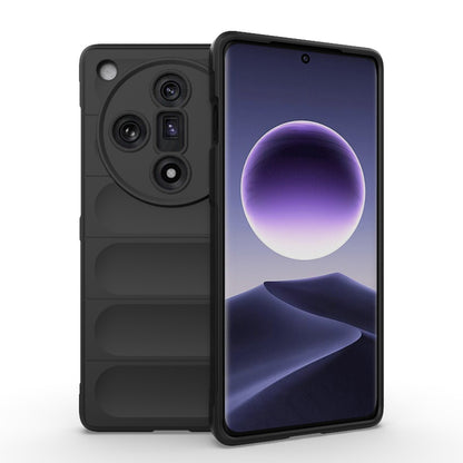 OPPO Find X7 5G Magic Shield Phone Case - Durable TPU + Flannel, Stylish Protection, Brightly Coloured, Wear-Resistant-buycases.co.uk