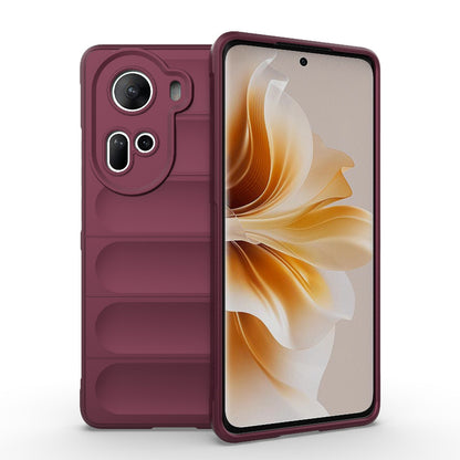OPPO Reno11 5G Global Magic Shield Phone Case - Durable TPU + Flannel, Stylish Protection, Brightly Coloured, Wear-Resistant-buycases.co.uk
