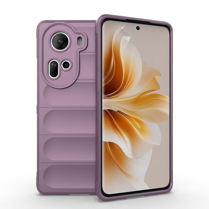 OPPO Reno11 5G Global Magic Shield Phone Case - Durable TPU + Flannel, Stylish Protection, Brightly Coloured, Wear-Resistant-buycases.co.uk