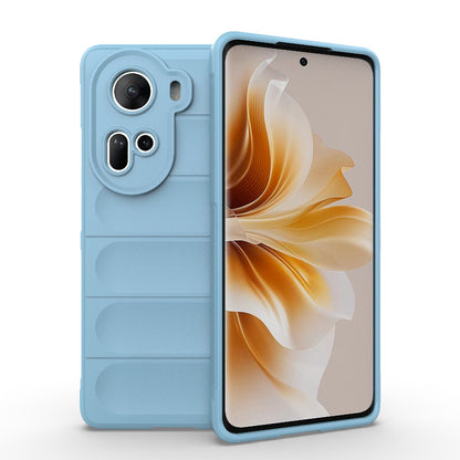 OPPO Reno11 5G Global Magic Shield Phone Case - Durable TPU + Flannel, Stylish Protection, Brightly Coloured, Wear-Resistant-buycases.co.uk