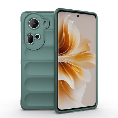 OPPO Reno11 5G Global Magic Shield Phone Case - Durable TPU + Flannel, Stylish Protection, Brightly Coloured, Wear-Resistant-buycases.co.uk