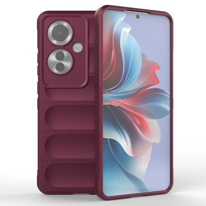 OPPO Reno11 F 5G Global Magic Shield Phone Case - Durable TPU + Flannel, Stylish Protection, Brightly Coloured, Wear-Resistant-buycases.co.uk