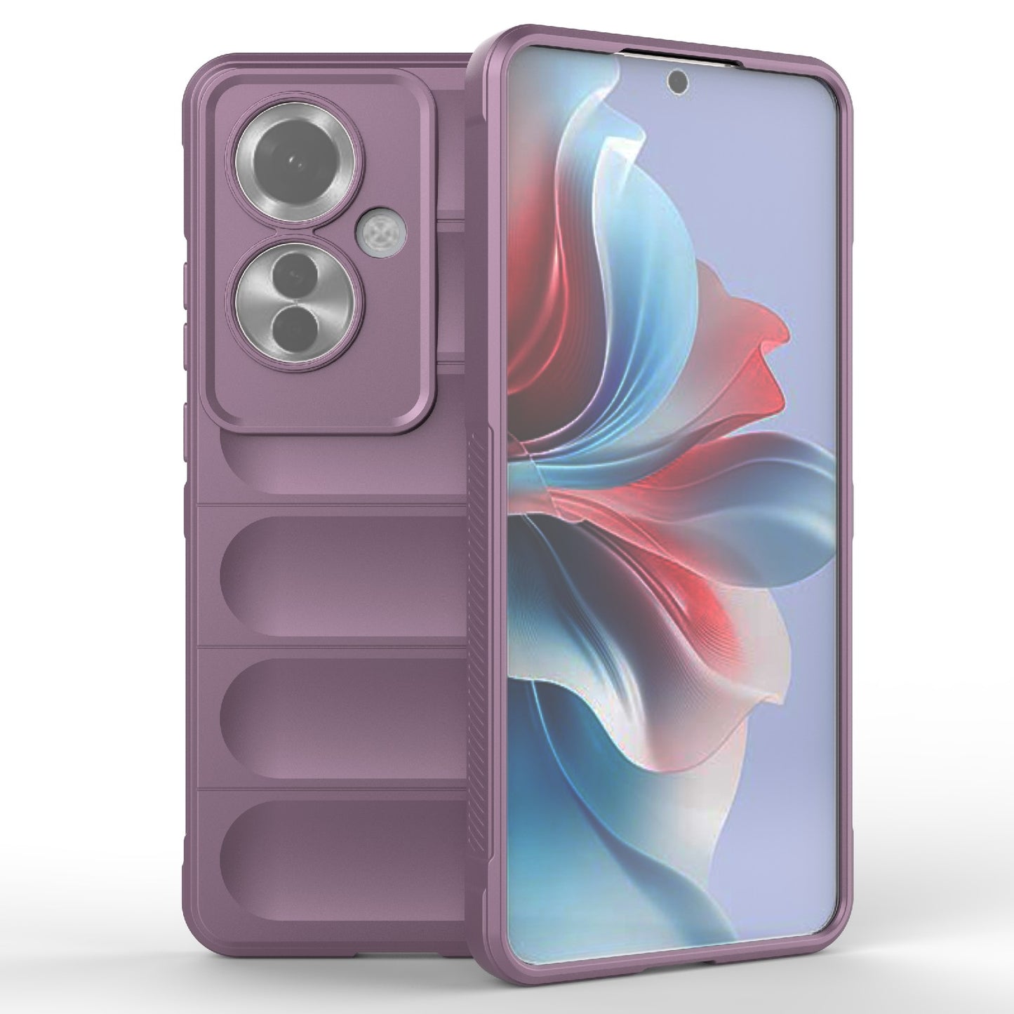 OPPO Reno11 F 5G Global Magic Shield Phone Case - Durable TPU + Flannel, Stylish Protection, Brightly Coloured, Wear-Resistant-buycases.co.uk