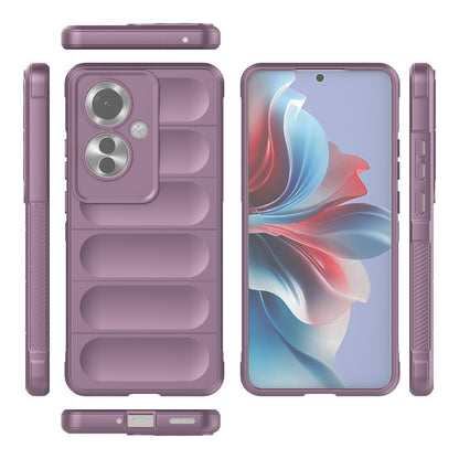 OPPO Reno11 F 5G Global Magic Shield Phone Case - Durable TPU + Flannel, Stylish Protection, Brightly Coloured, Wear-Resistant-buycases.co.uk
