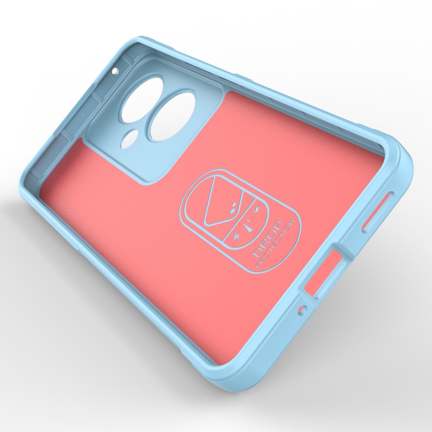 OPPO Reno11 F 5G Global Magic Shield Phone Case - Durable TPU + Flannel, Stylish Protection, Brightly Coloured, Wear-Resistant-buycases.co.uk