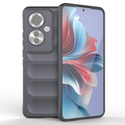 OPPO Reno11 F 5G Global Magic Shield Phone Case - Durable TPU + Flannel, Stylish Protection, Brightly Coloured, Wear-Resistant-buycases.co.uk