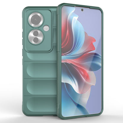 OPPO Reno11 F 5G Global Magic Shield Phone Case - Durable TPU + Flannel, Stylish Protection, Brightly Coloured, Wear-Resistant-buycases.co.uk