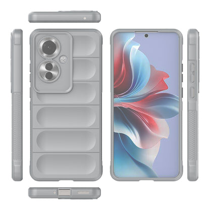 OPPO Reno11 F 5G Global Magic Shield Phone Case - Durable TPU + Flannel, Stylish Protection, Brightly Coloured, Wear-Resistant-buycases.co.uk
