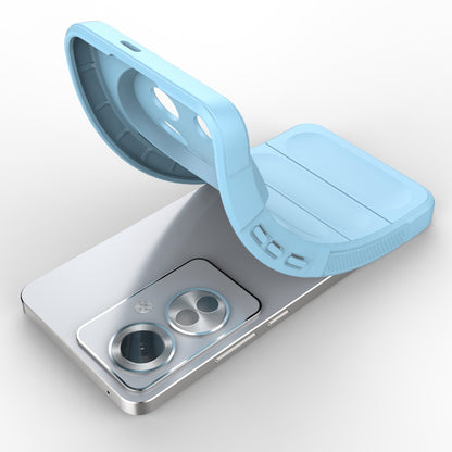 OPPO Reno11 F 5G Global Magic Shield Phone Case - Durable TPU + Flannel, Stylish Protection, Brightly Coloured, Wear-Resistant-buycases.co.uk