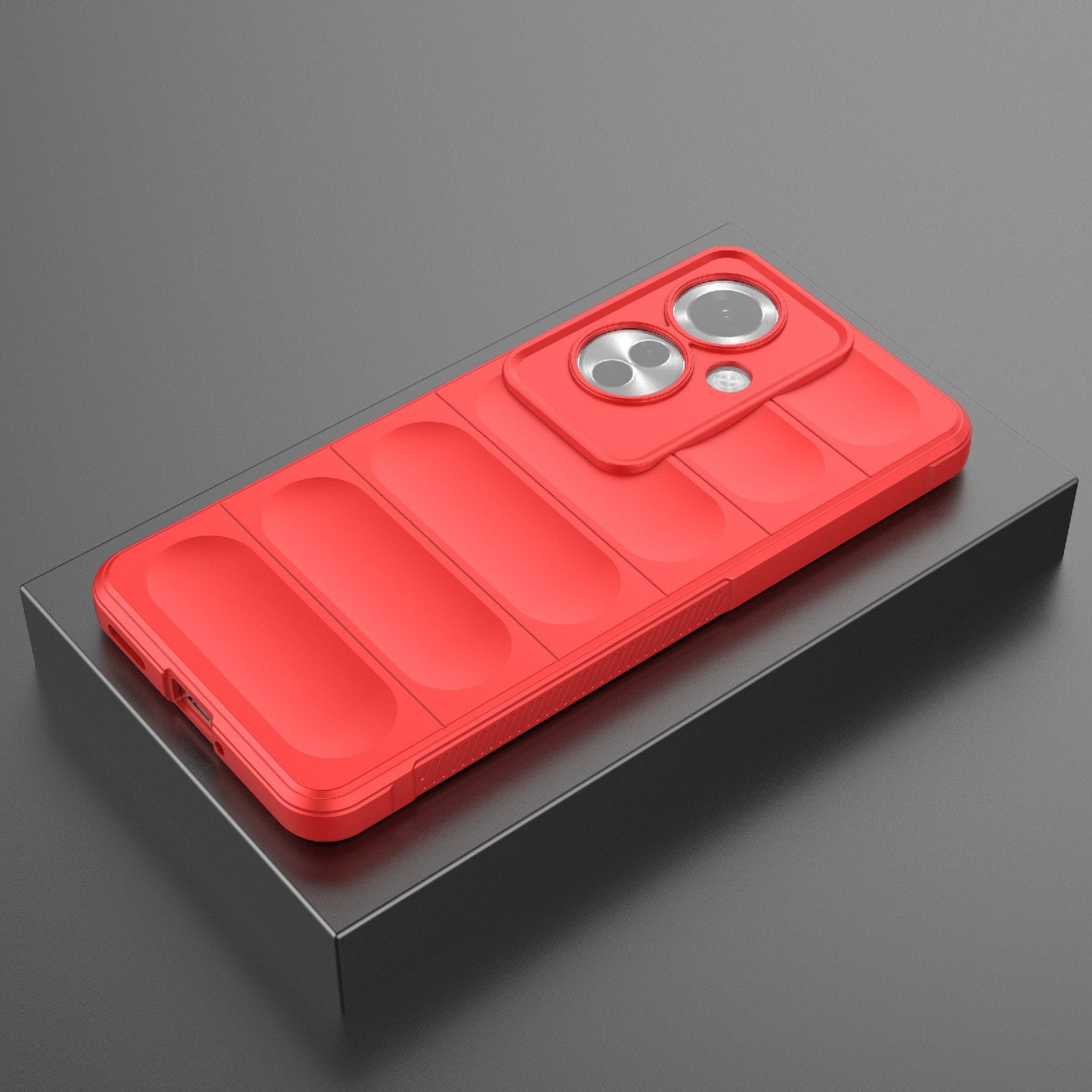 OPPO Reno11 F 5G Global Magic Shield Phone Case - Durable TPU + Flannel, Stylish Protection, Brightly Coloured, Wear-Resistant-buycases.co.uk