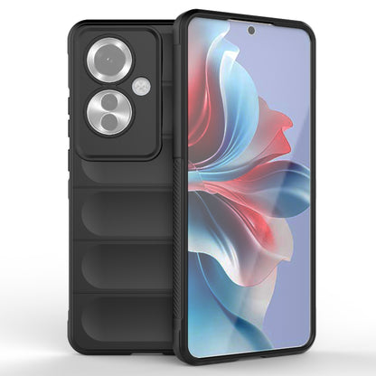 OPPO Reno11 F 5G Global Magic Shield Phone Case - Durable TPU + Flannel, Stylish Protection, Brightly Coloured, Wear-Resistant-buycases.co.uk