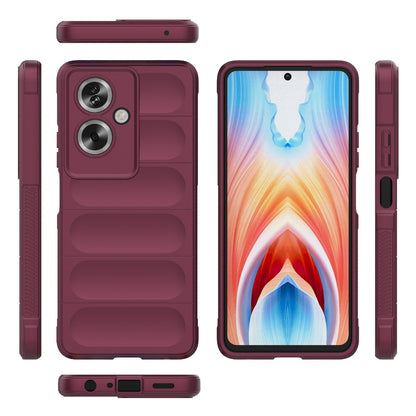 OPPO A79 5G Global Magic Shield Phone Case - Durable TPU + Flannel, Stylish Protection, Brightly Coloured, Wear-Resistant-buycases.co.uk