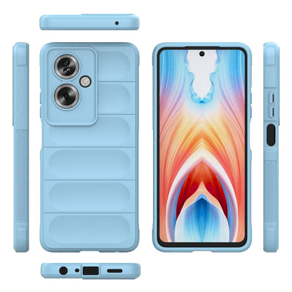 OPPO A79 5G Global Magic Shield Phone Case - Durable TPU + Flannel, Stylish Protection, Brightly Coloured, Wear-Resistant-buycases.co.uk