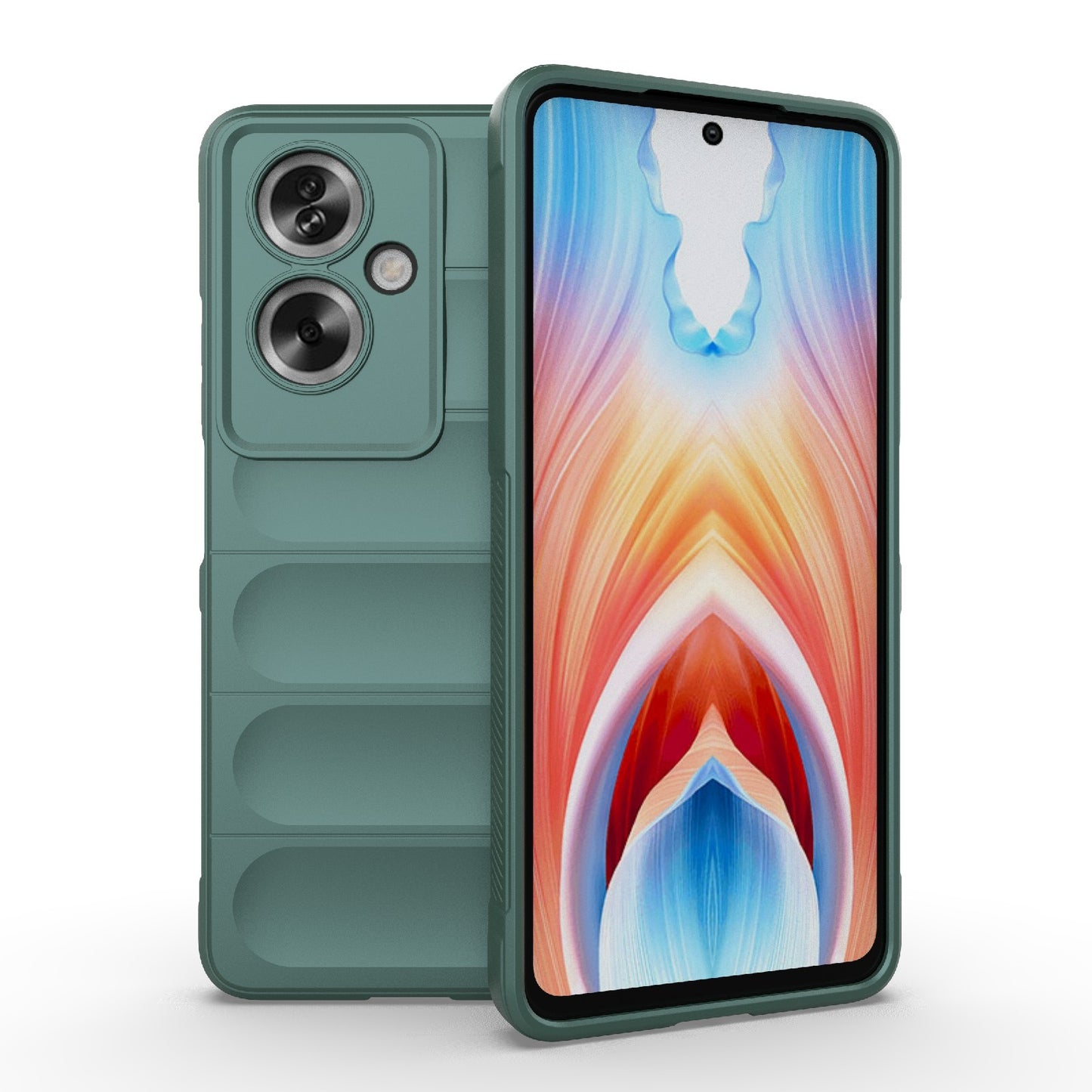 OPPO A79 5G Global Magic Shield Phone Case - Durable TPU + Flannel, Stylish Protection, Brightly Coloured, Wear-Resistant-buycases.co.uk