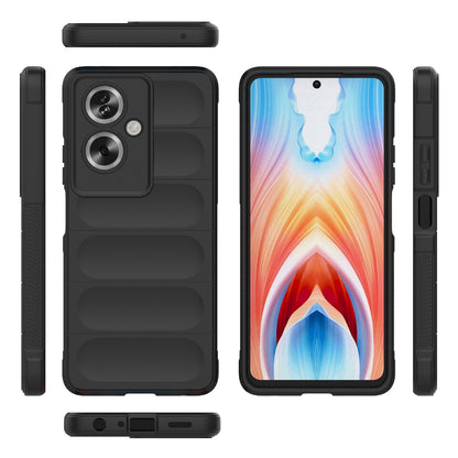OPPO A79 5G Global Magic Shield Phone Case - Durable TPU + Flannel, Stylish Protection, Brightly Coloured, Wear-Resistant-buycases.co.uk