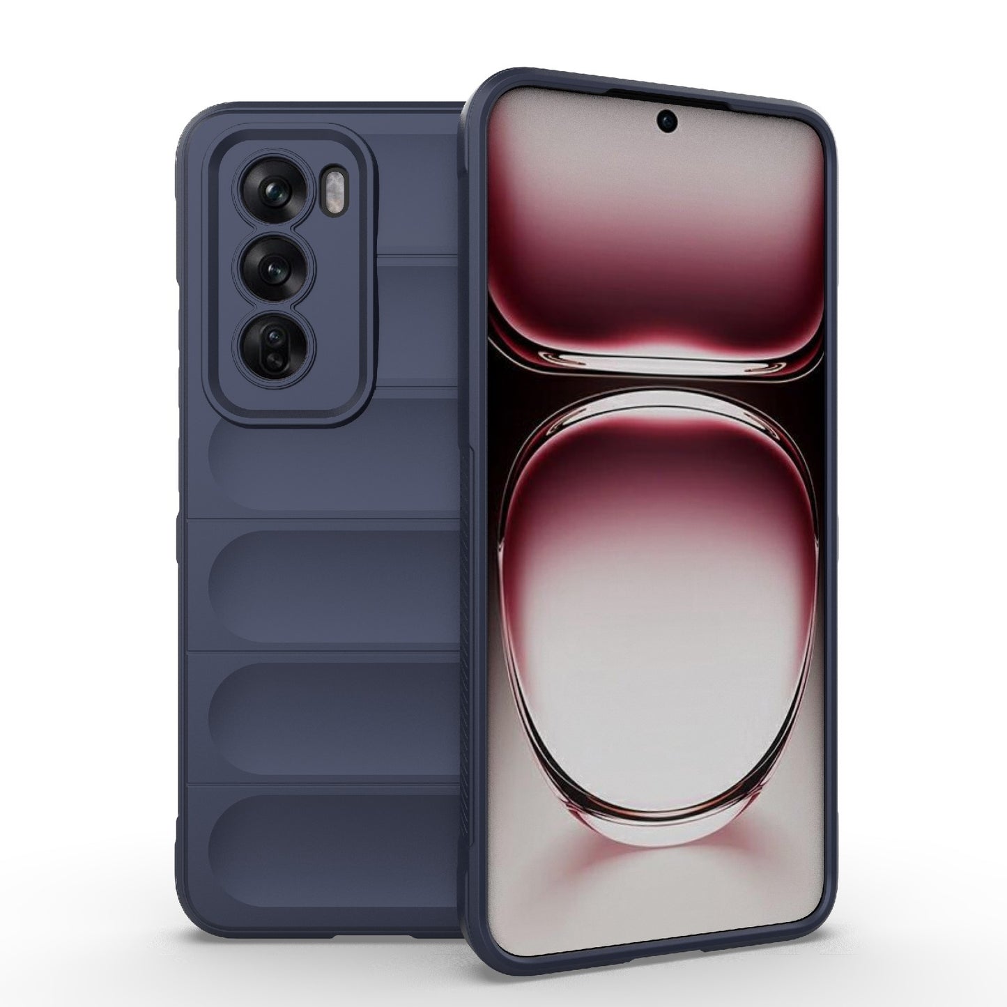 OPPO Reno12 Global Magic Shield Phone Case - Durable TPU + Flannel, Stylish Protection, Brightly Coloured, Wear-Resistant-buycases.co.uk