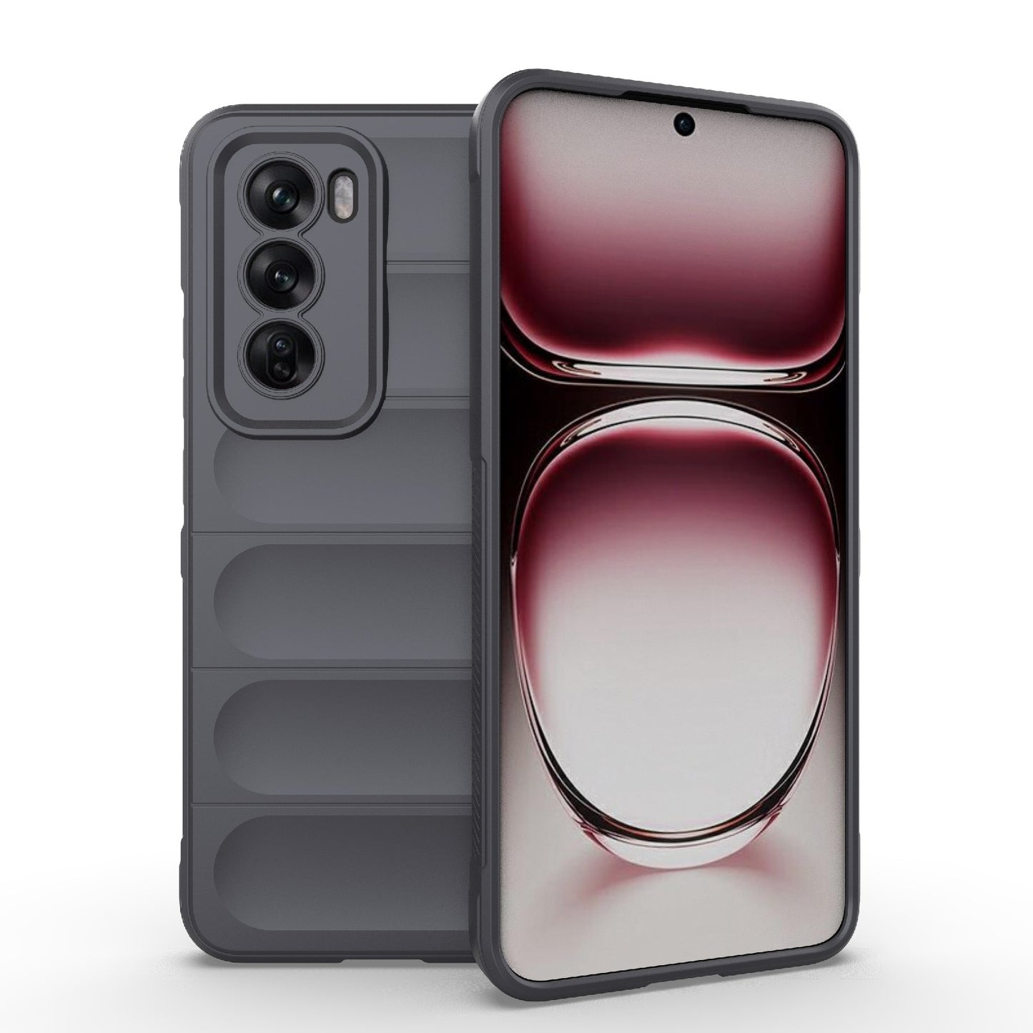 OPPO Reno12 Global Magic Shield Phone Case - Durable TPU + Flannel, Stylish Protection, Brightly Coloured, Wear-Resistant-buycases.co.uk