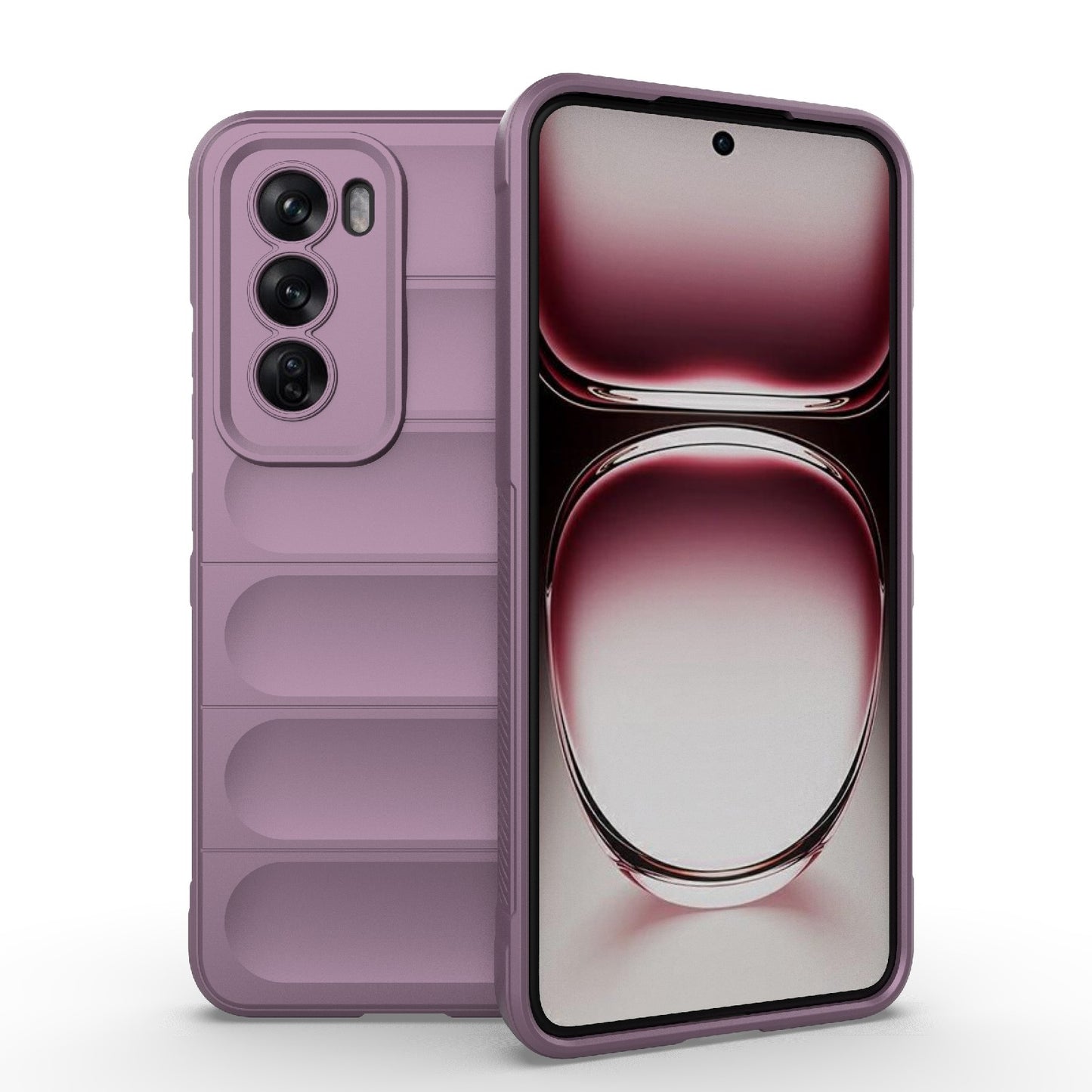 OPPO Reno12 Pro Global Magic Shield Phone Case - Durable TPU + Flannel, Stylish Protection, Brightly Coloured, Wear-Resistant-buycases.co.uk