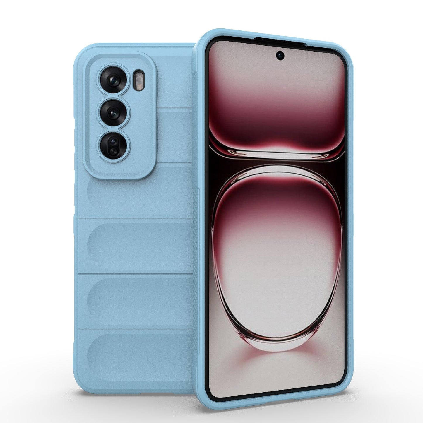 OPPO Reno12 Pro Global Magic Shield Phone Case - Durable TPU + Flannel, Stylish Protection, Brightly Coloured, Wear-Resistant-buycases.co.uk