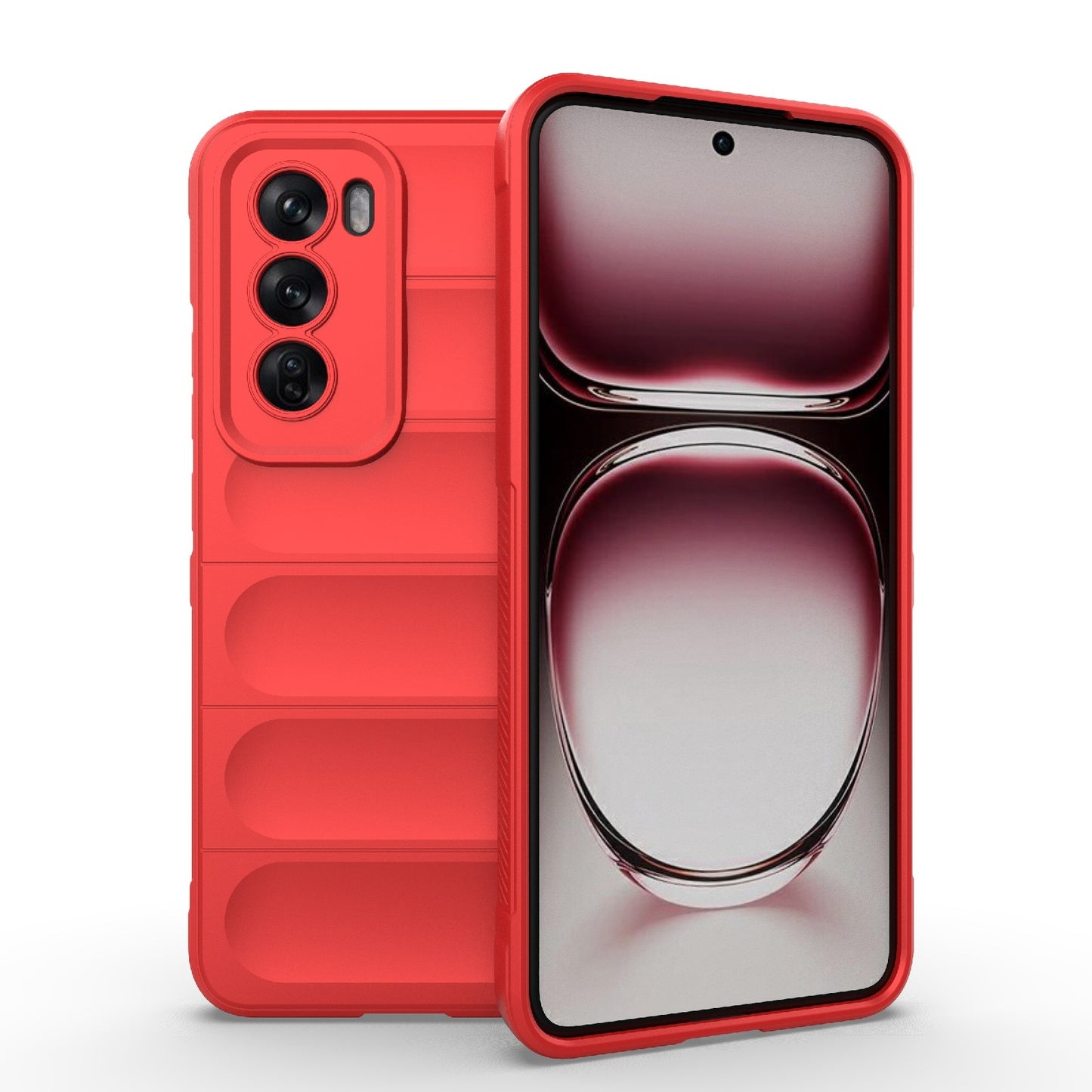 OPPO Reno12 Pro Global Magic Shield Phone Case - Durable TPU + Flannel, Stylish Protection, Brightly Coloured, Wear-Resistant-buycases.co.uk
