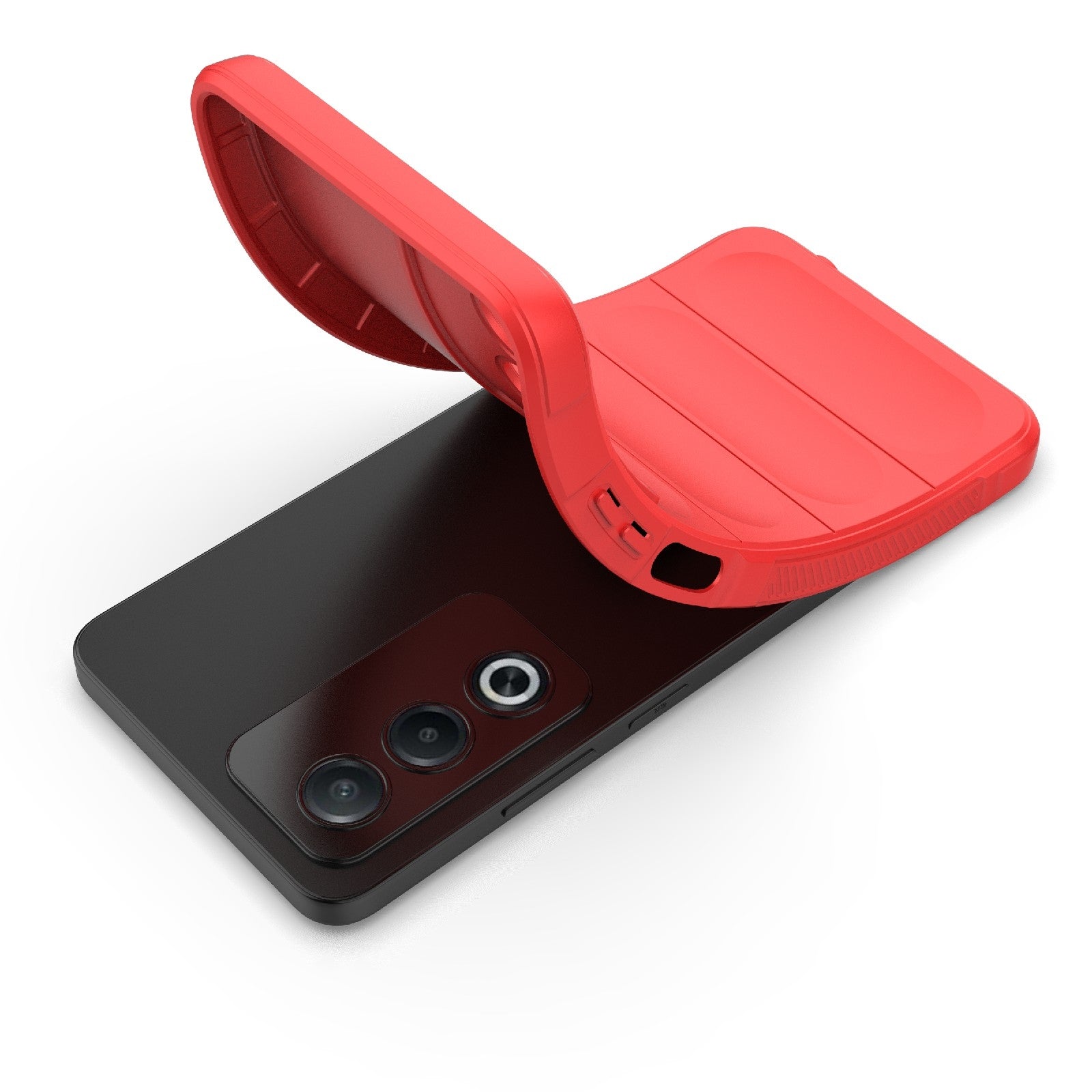 OPPO A3 Pro India Magic Shield Phone Case - Durable TPU + Flannel, Stylish Protection, Brightly Coloured, Wear-Resistant-buycases.co.uk