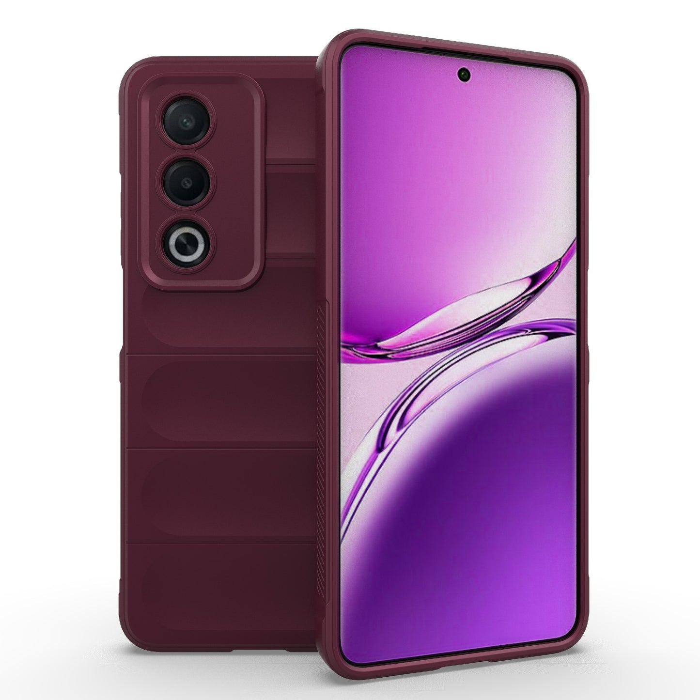 OPPO A3 Pro India Magic Shield Phone Case - Durable TPU + Flannel, Stylish Protection, Brightly Coloured, Wear-Resistant-buycases.co.uk