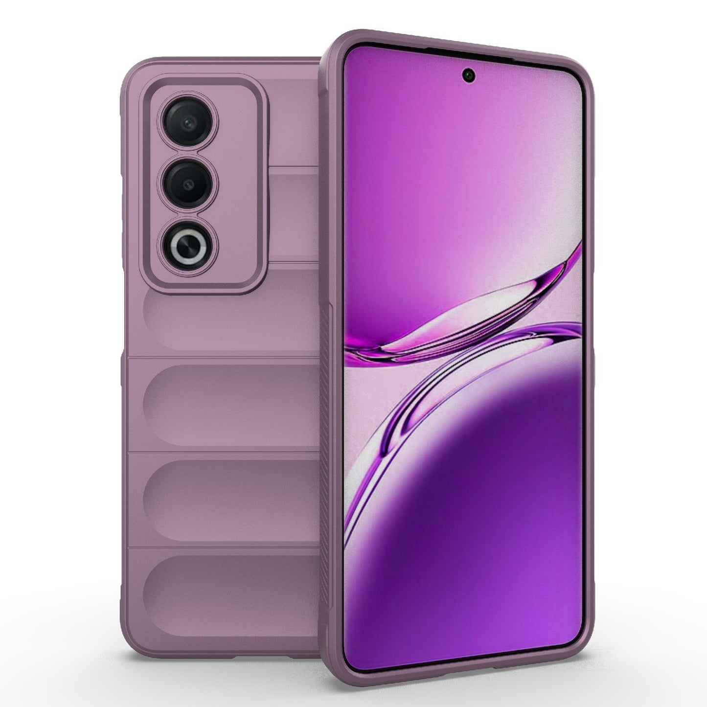 OPPO A3 Pro India Magic Shield Phone Case - Durable TPU + Flannel, Stylish Protection, Brightly Coloured, Wear-Resistant-buycases.co.uk