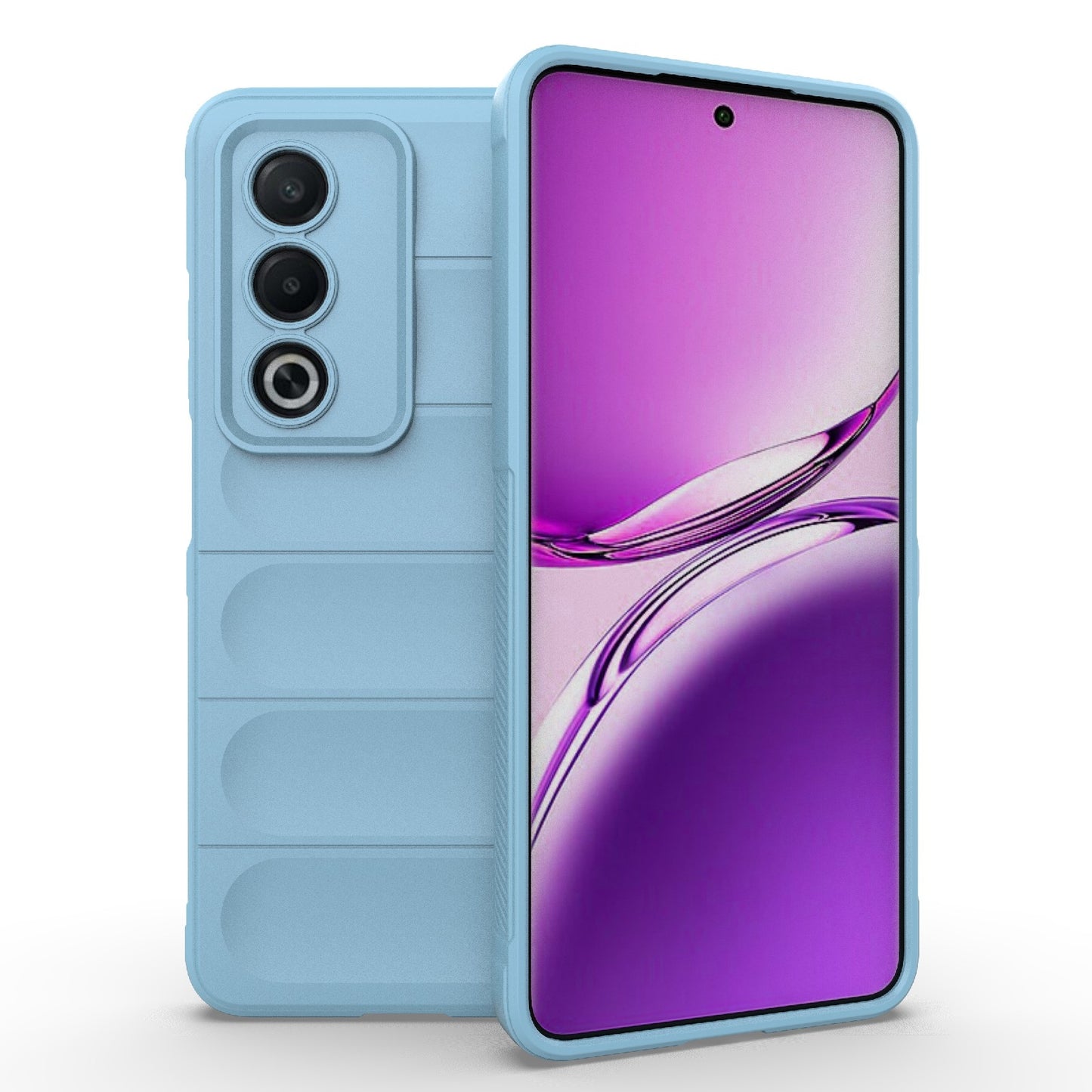 OPPO A3 Pro India Magic Shield Phone Case - Durable TPU + Flannel, Stylish Protection, Brightly Coloured, Wear-Resistant-buycases.co.uk