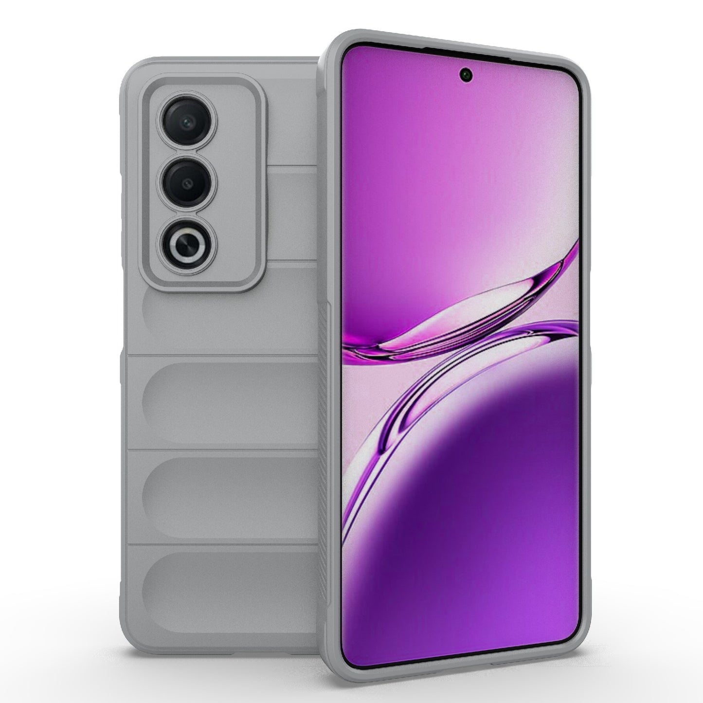 OPPO A3 Pro India Magic Shield Phone Case - Durable TPU + Flannel, Stylish Protection, Brightly Coloured, Wear-Resistant-buycases.co.uk