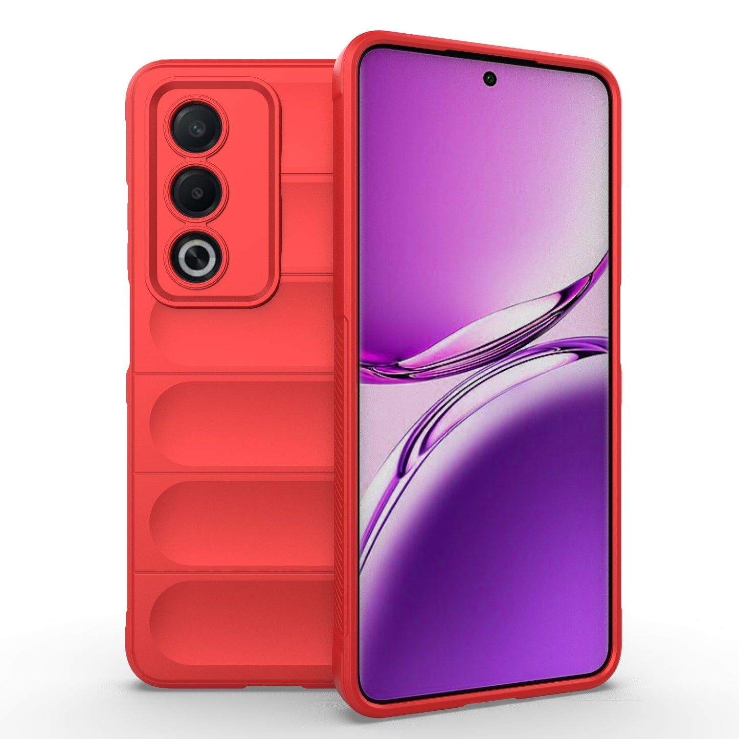 OPPO A3 Pro India Magic Shield Phone Case - Durable TPU + Flannel, Stylish Protection, Brightly Coloured, Wear-Resistant-buycases.co.uk