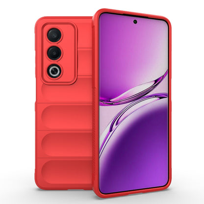 OPPO A3 Pro India Magic Shield Phone Case - Durable TPU + Flannel, Stylish Protection, Brightly Coloured, Wear-Resistant-buycases.co.uk